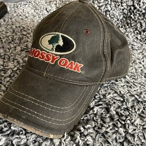 Mossy Oak Hat, brown and camouflage